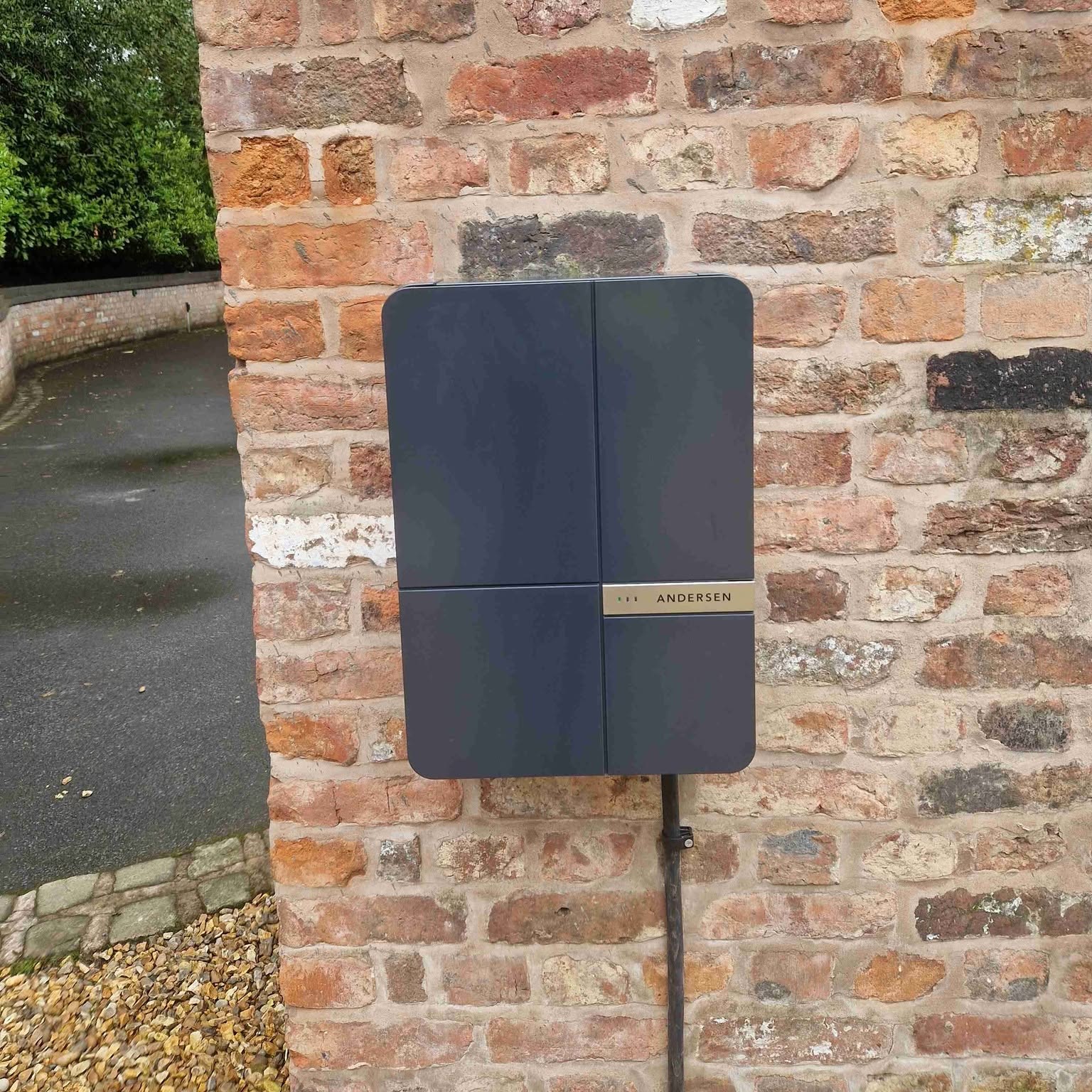 Andersen 7kW home EV charger installed in Longridge, Lancashire