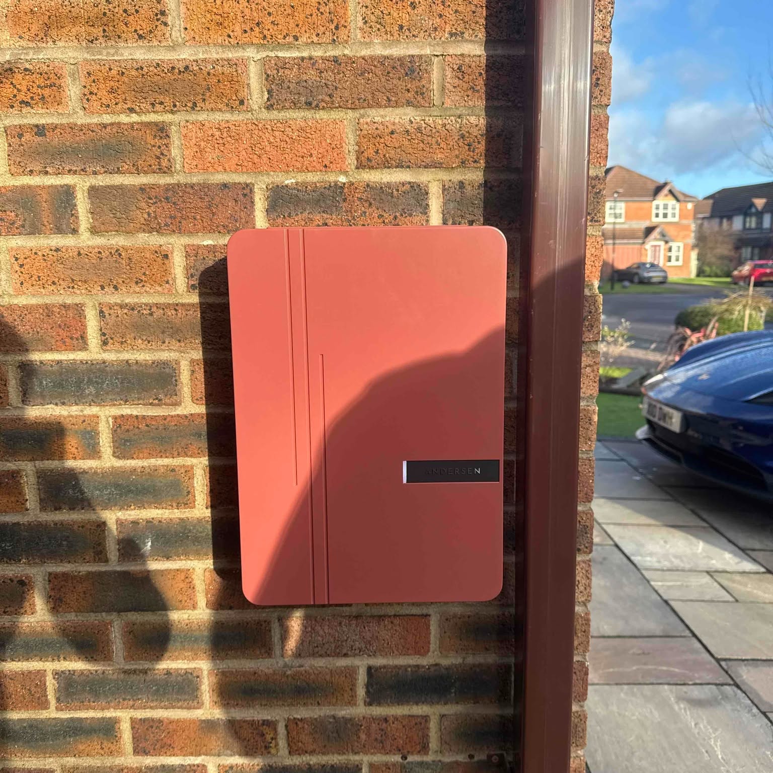 Andersen 7kW home EV charger installed in Ormskirk, Lancashire