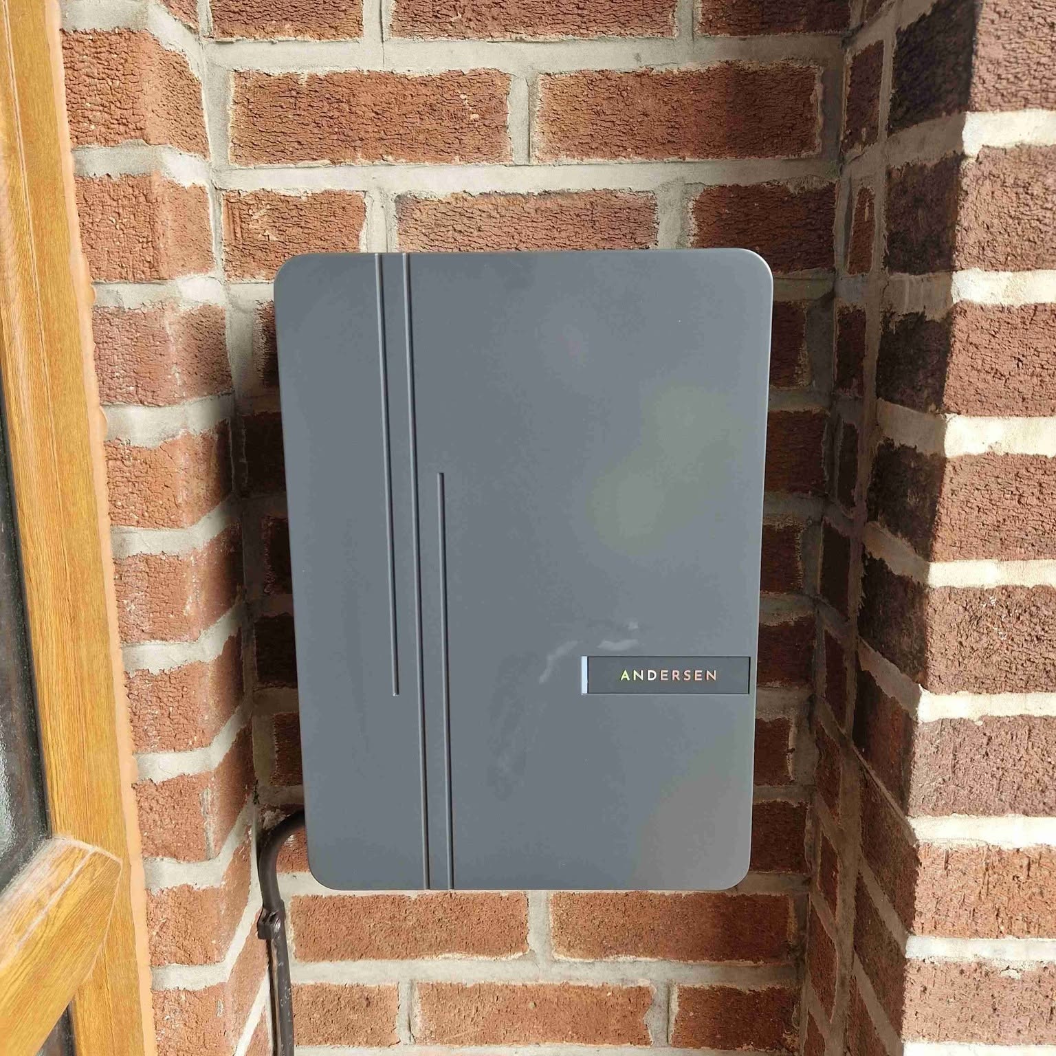 Andersen 7kW home EV charger installed in Blackburn, Lancashire