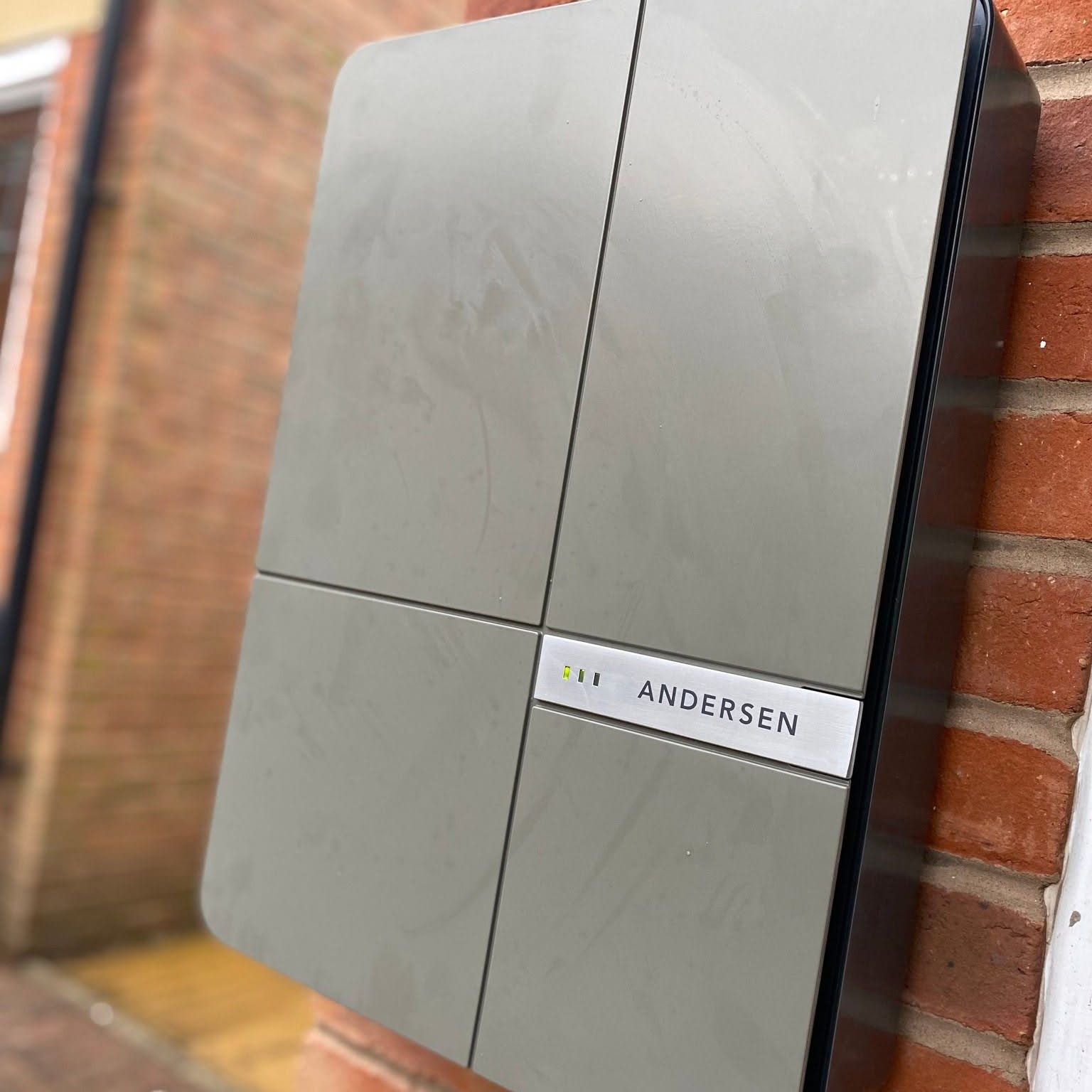 Andersen 7kW home EV charger installed in Fulwood, Preston, Lancashire