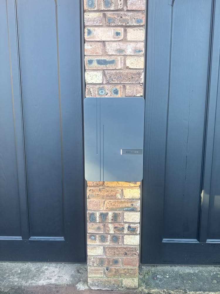 Andersen 7kW home EV charger installed in Clitheroe, Lancashire